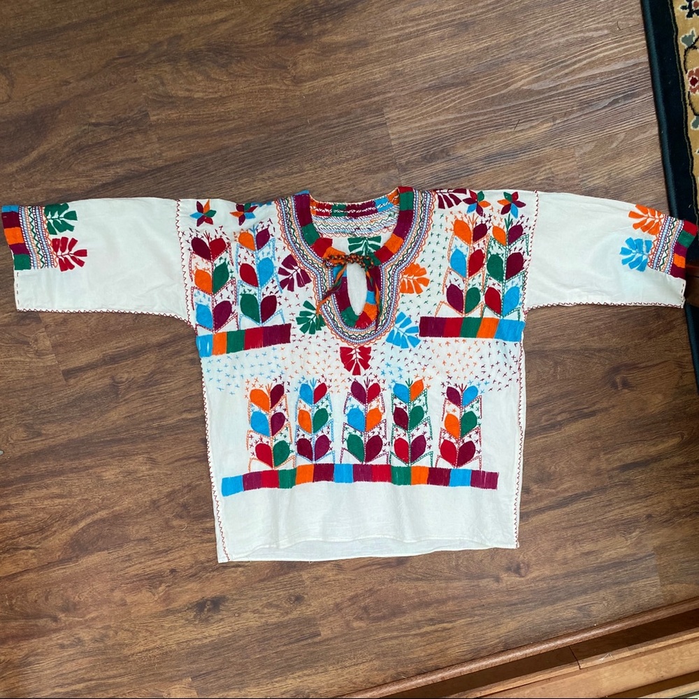Cotton embroidered top - Picture 2 of 7